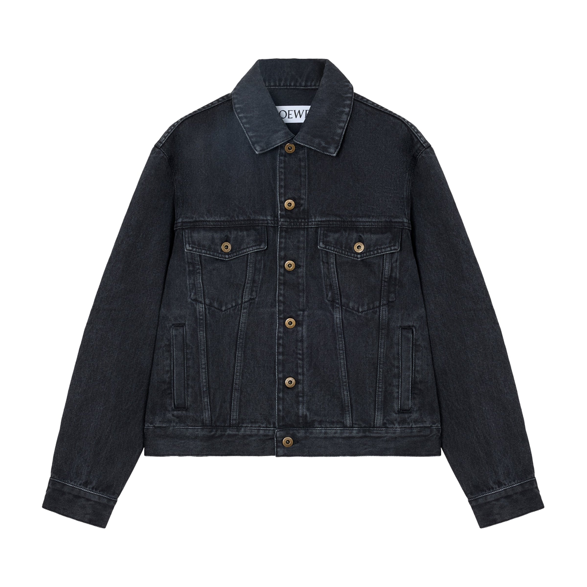 LOEWE Black Anagram Denim Jacket