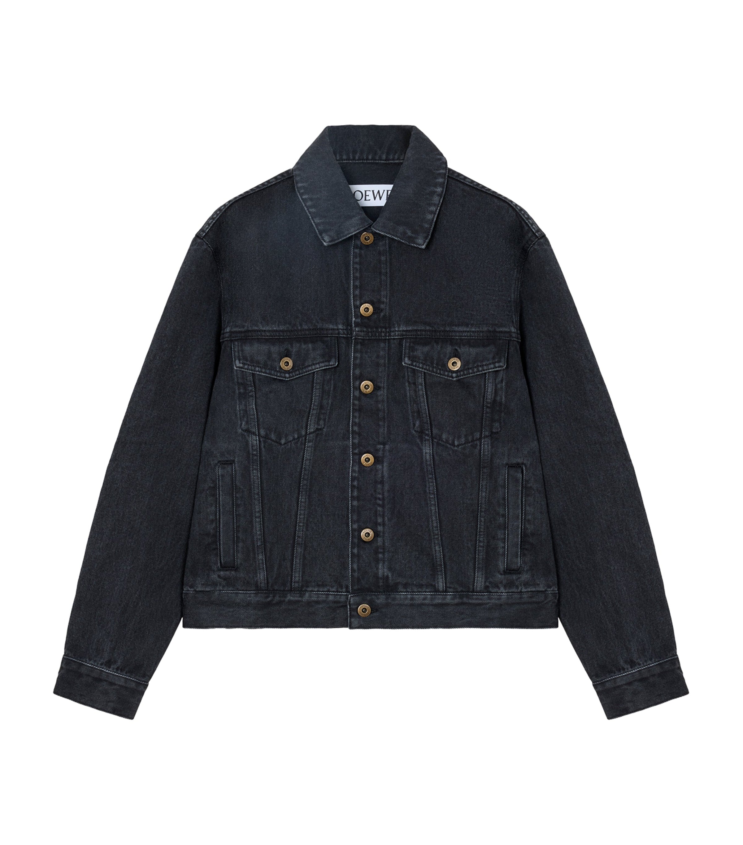 LOEWE Black Anagram Denim Jacket