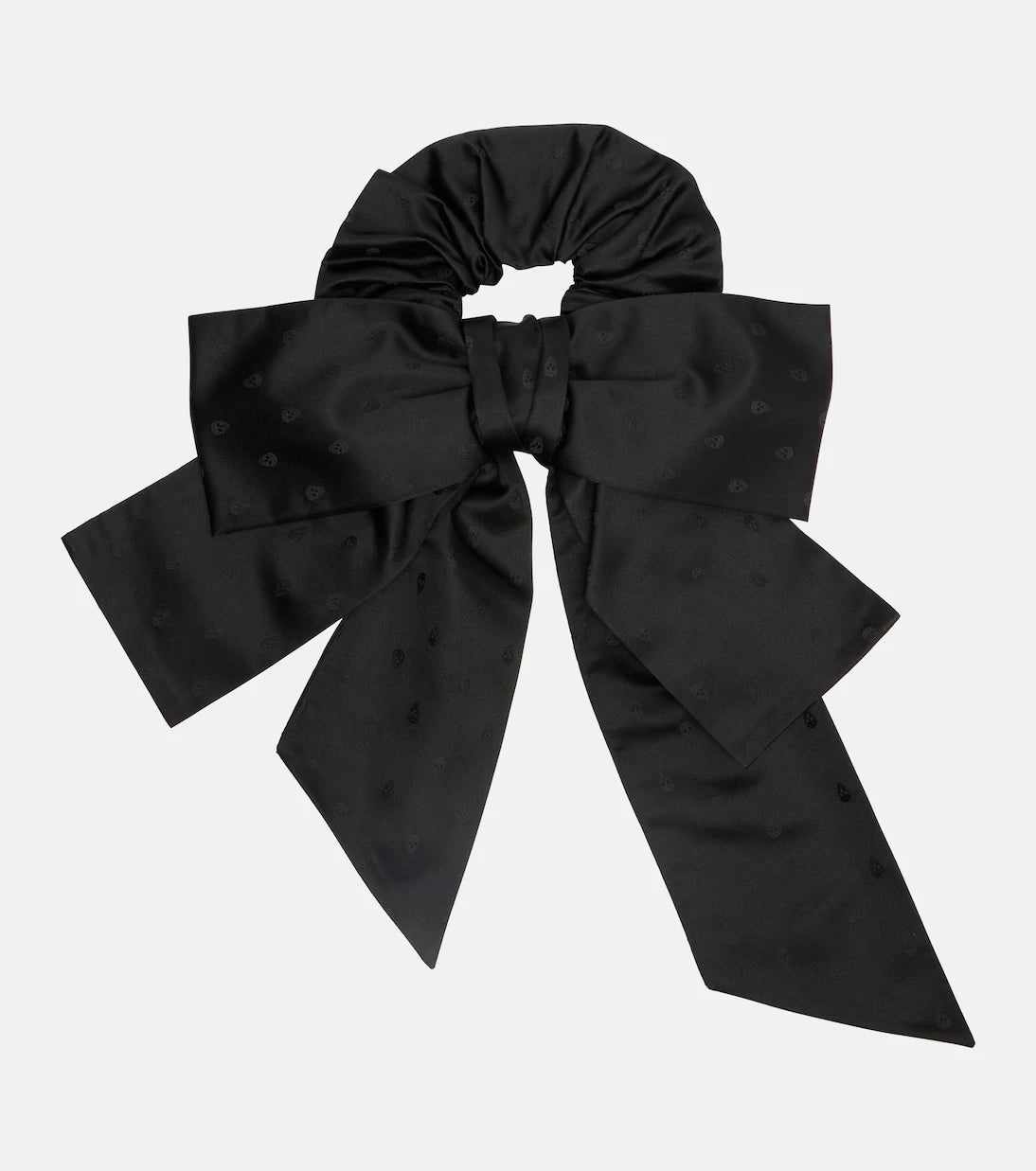 McQueen - Skull silk jacquard scrunchie