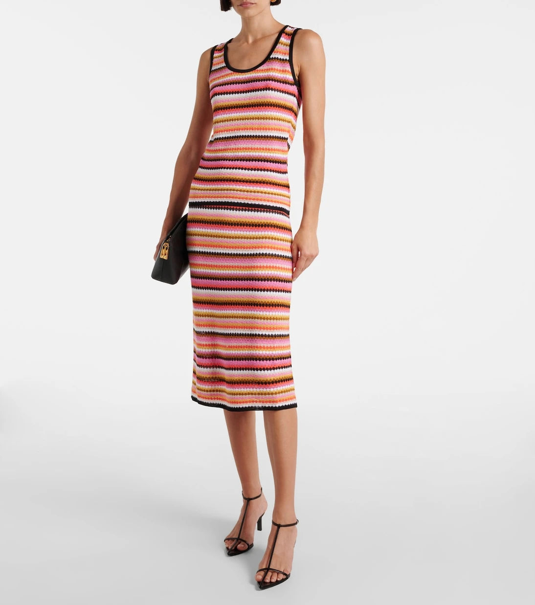 Missoni - تنورة ميدي من مزيج القطن