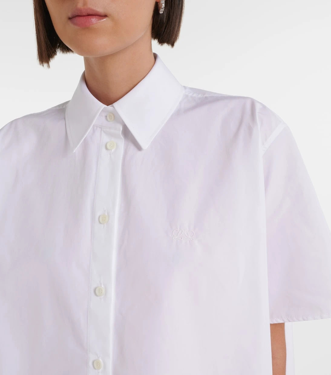 Loewe - Double L cotton poplin shirt