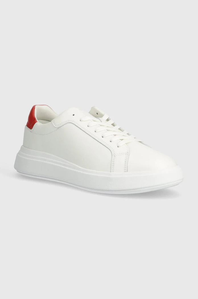 Кожени маратонки Calvin Klein LOW TOP LACE UP LTH