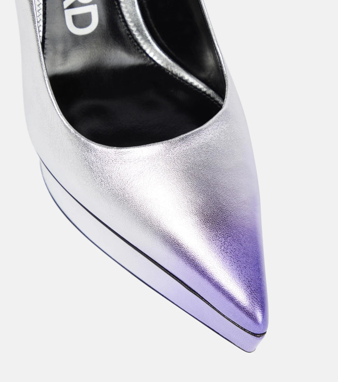 Tom Ford - Metallic leather platform pumps