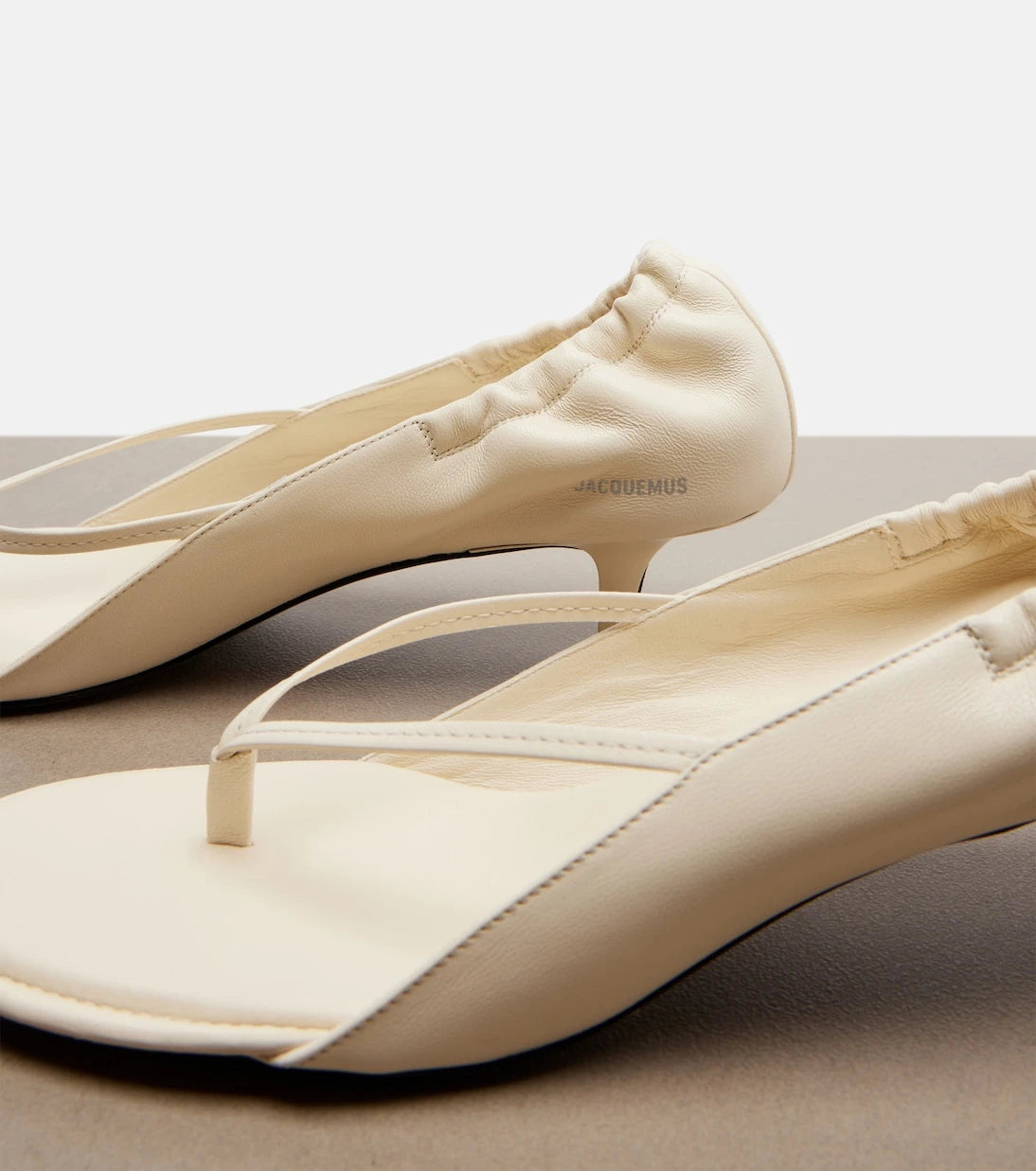 Jacquemus - Leather thong sandals