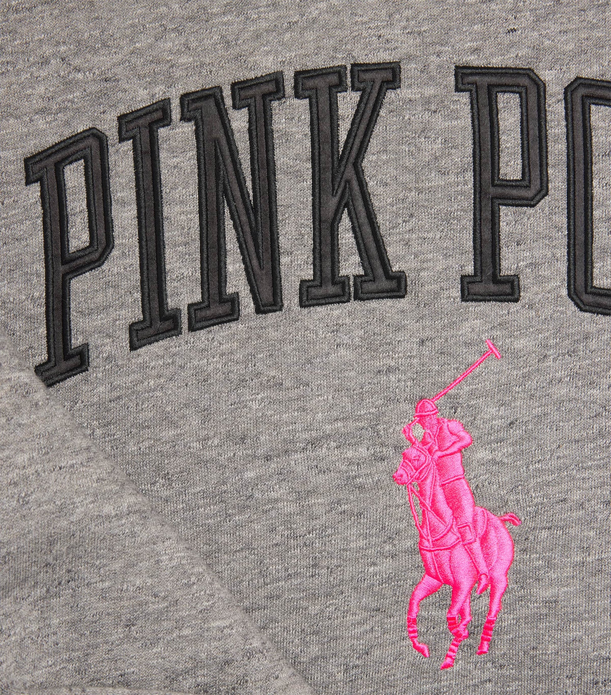 Cotton-Blend Pink Pony Sweatshirt