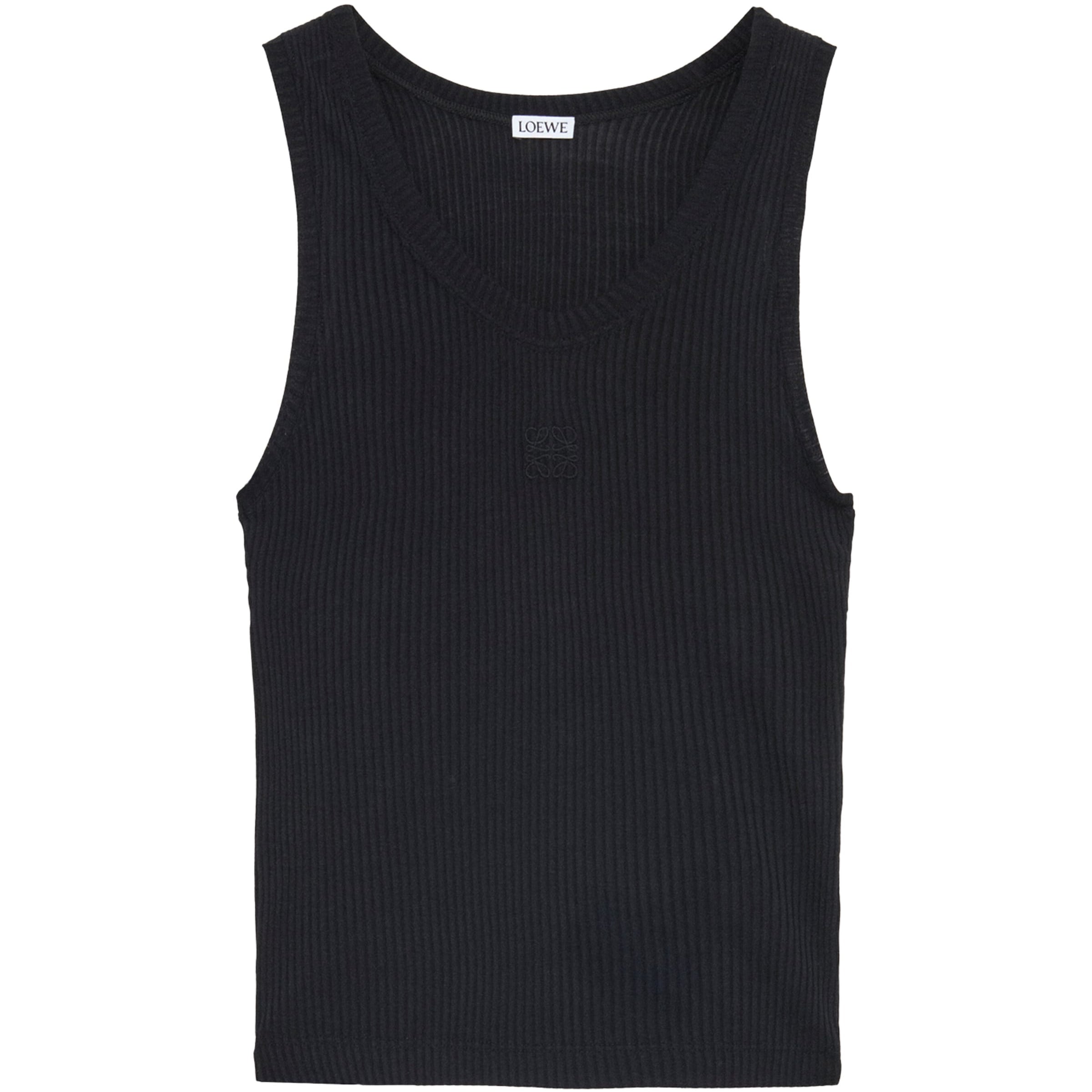 LOEWE Silk-Blend Anagram Tank Top