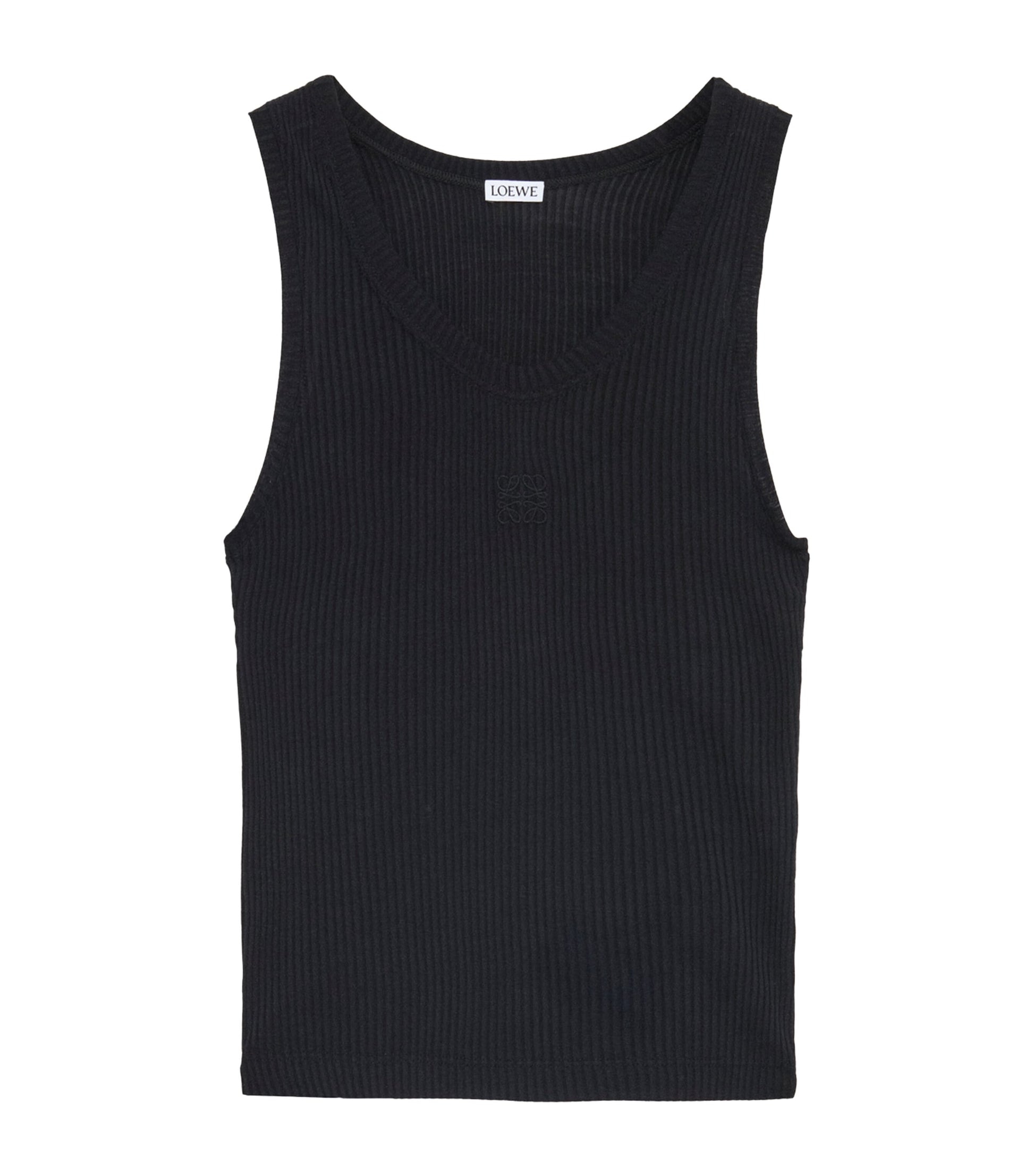 LOEWE Silk-Blend Anagram Tank Top