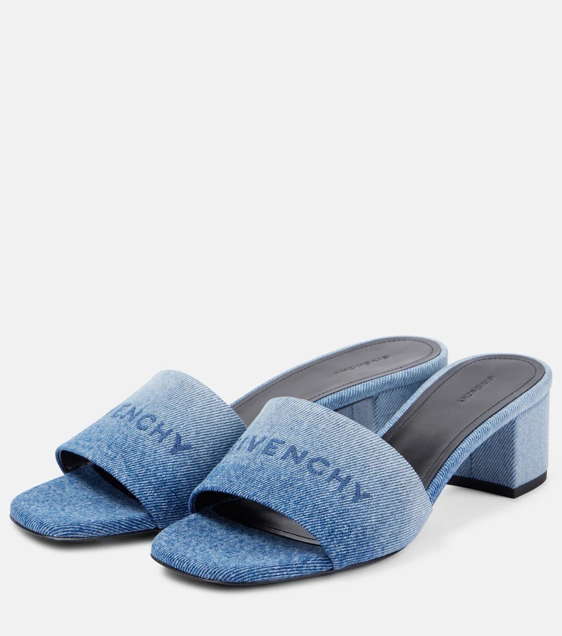 Givenchy - Logolu denim terlik