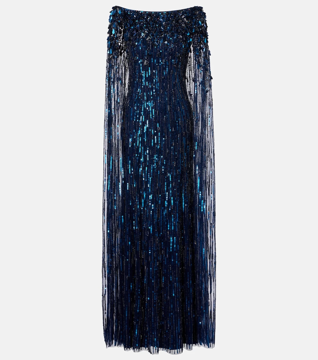 Jenny Packham - Luella fringed sequined gown