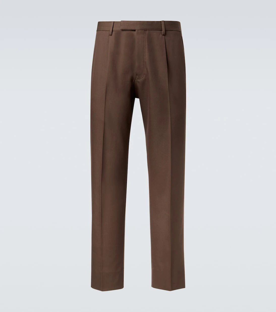 Zegna - Cotton and wool straight pants