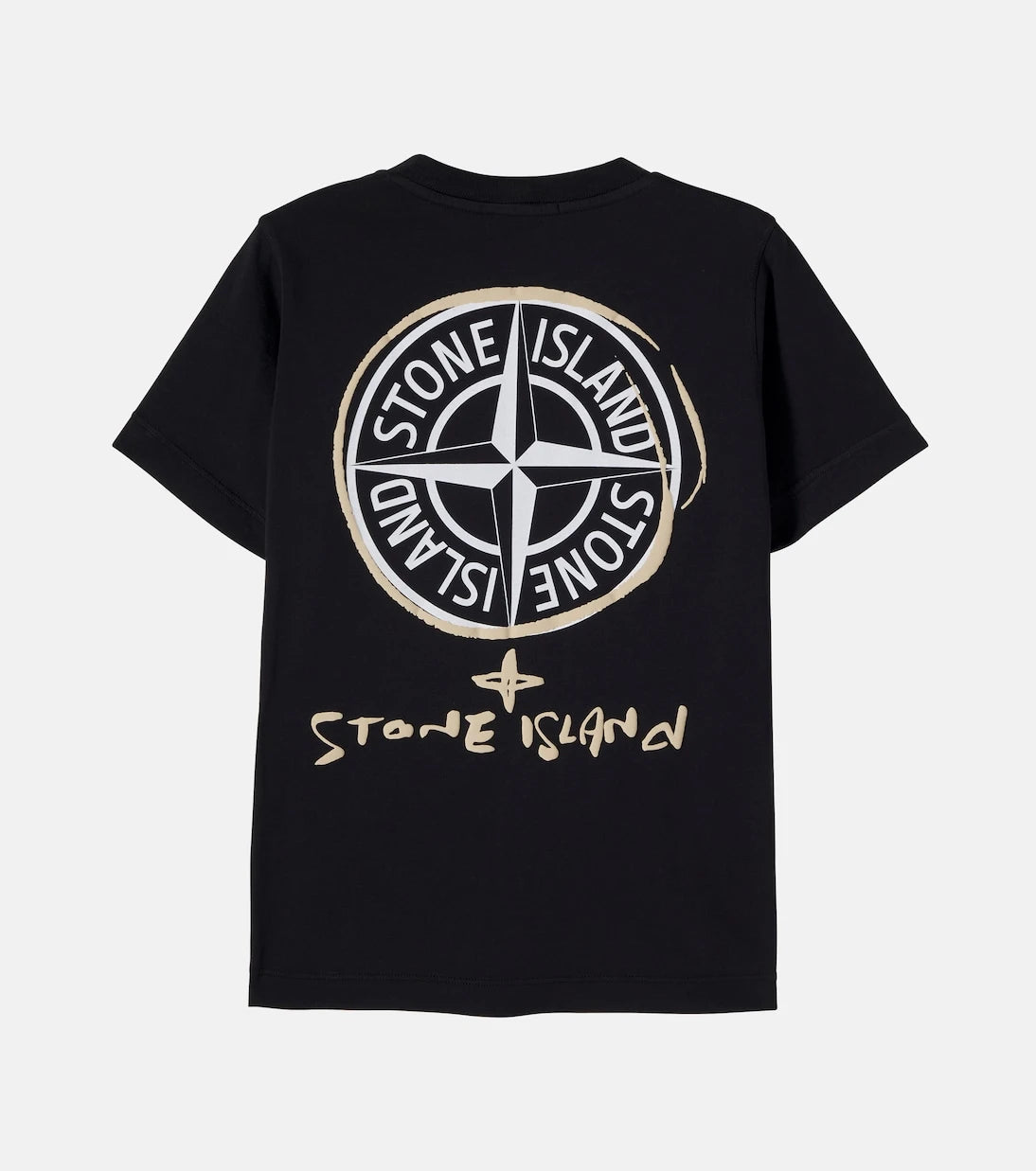 Stone Island Junior - Logo cotton jersey T-shirt
