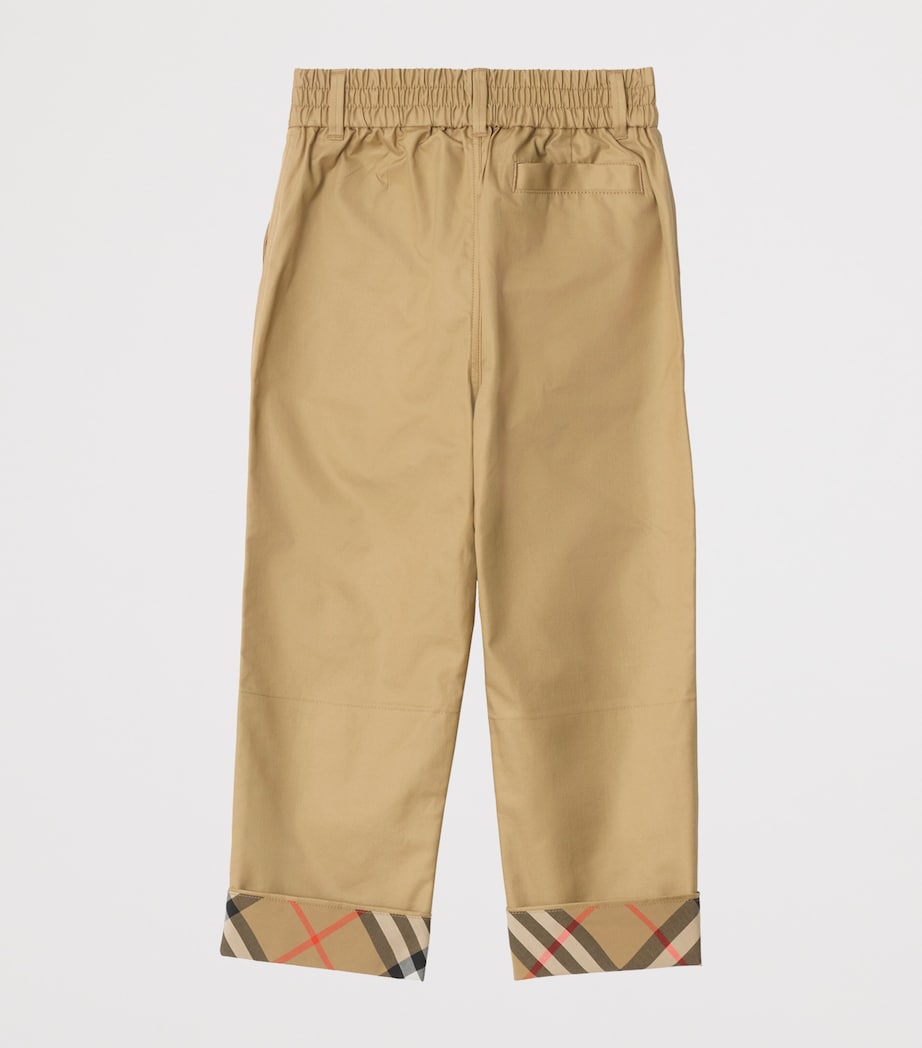 Burberry Kids Check Turn-Up Chinos (3-12 Years)