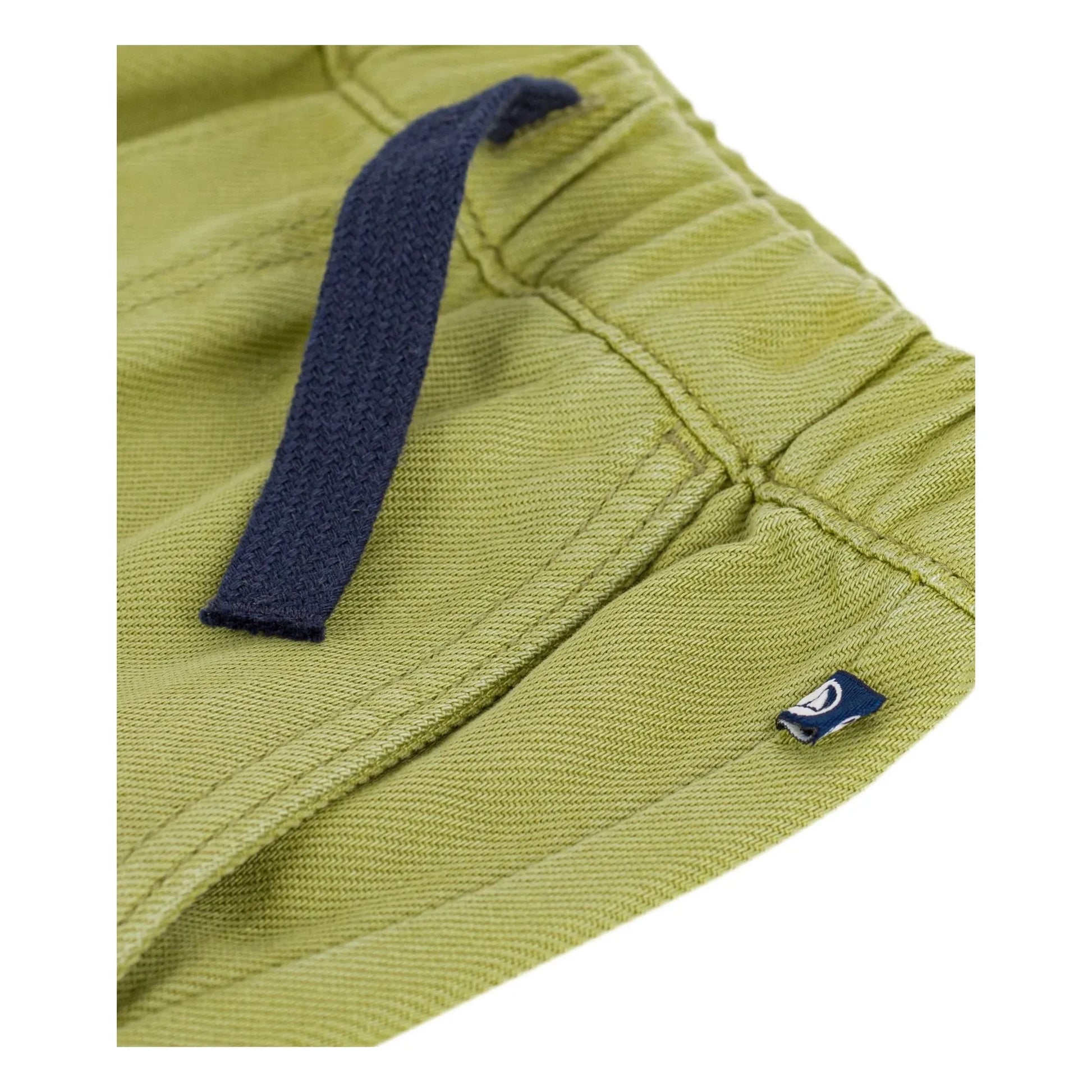 Petit Bateau - Straight Twill Pants | Olive