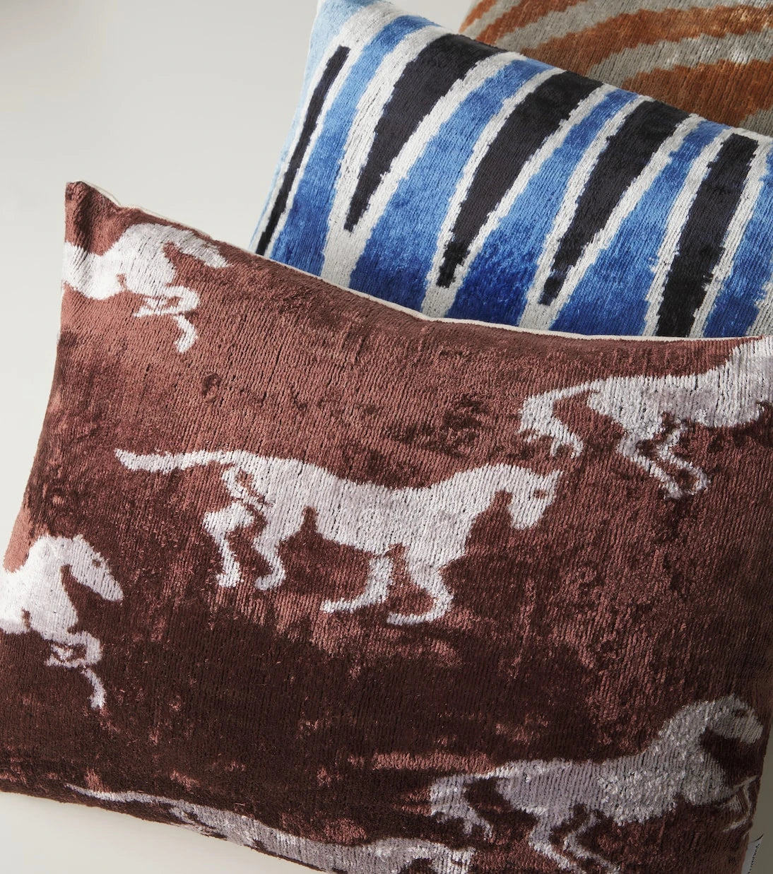 Les-Ottomans - Silk and cotton velvet cushion