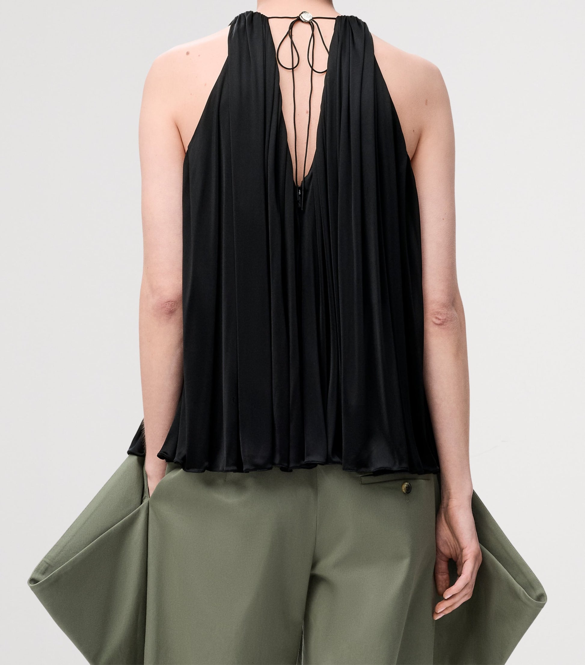 LOEWE Black Halterneck Tank Top