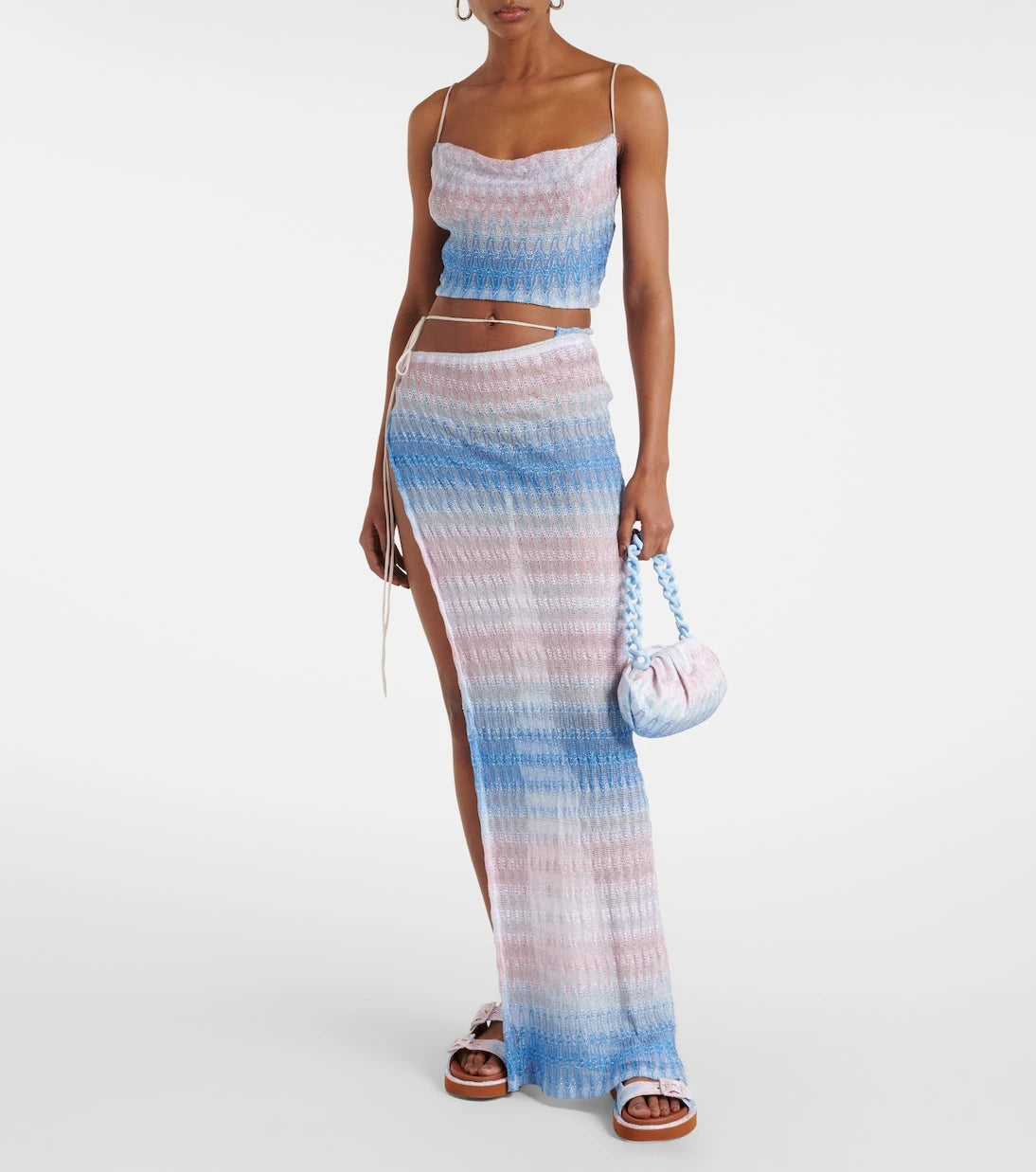 Missoni - Dalgalı kısa üst