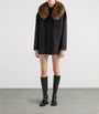 Prada Grey Wool-Cashmere Oversized Shirt