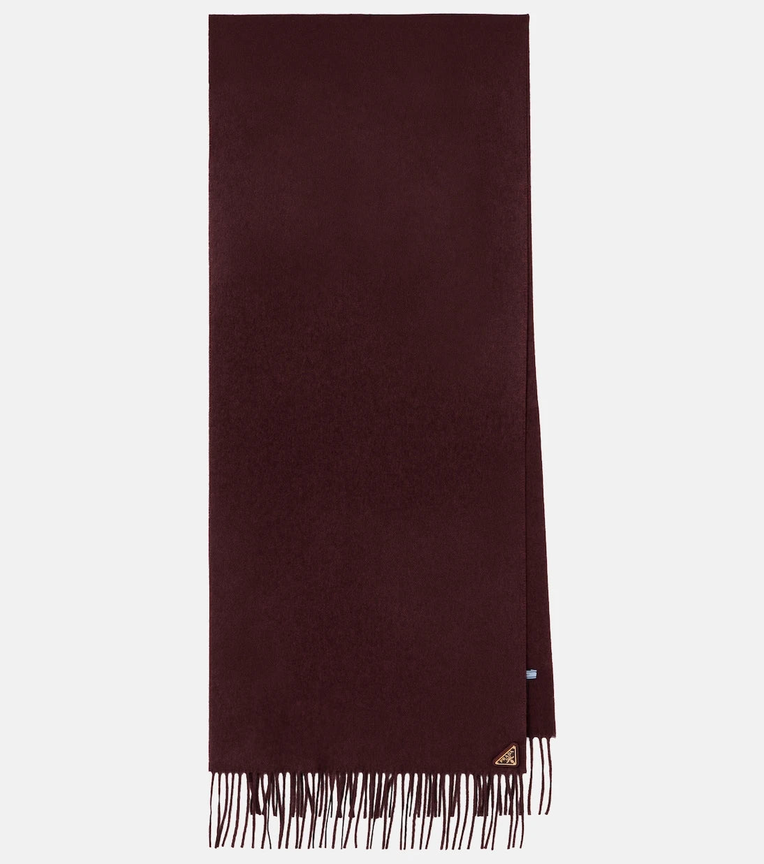 Prada - Fringed silk and cashmere scarf