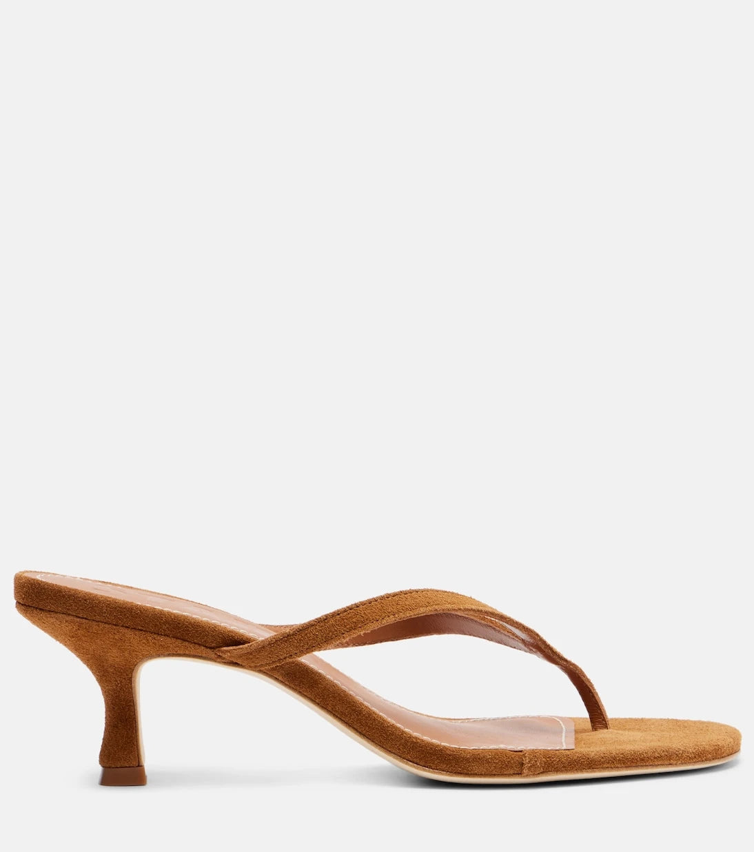 Staud - Freja 60 suede thong sandals