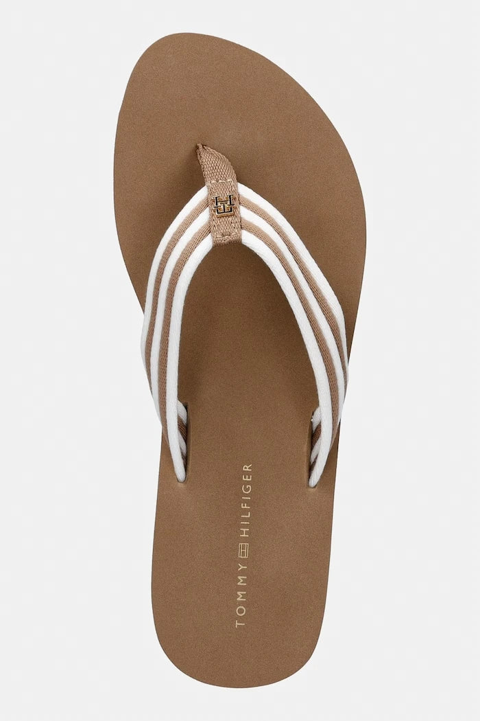 Tommy Hilfiger Kadın Parmak Arası Terlik TH STRIPE SUMMER SANDAL