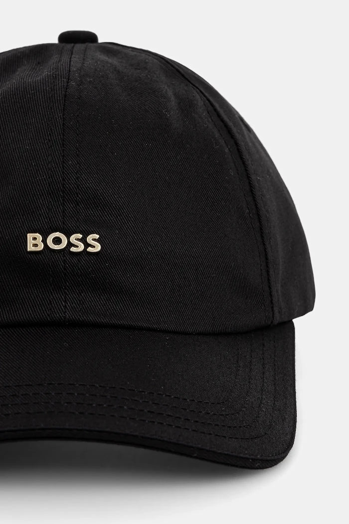 BOSS шапка с козирка дамска от памук Ari-ME