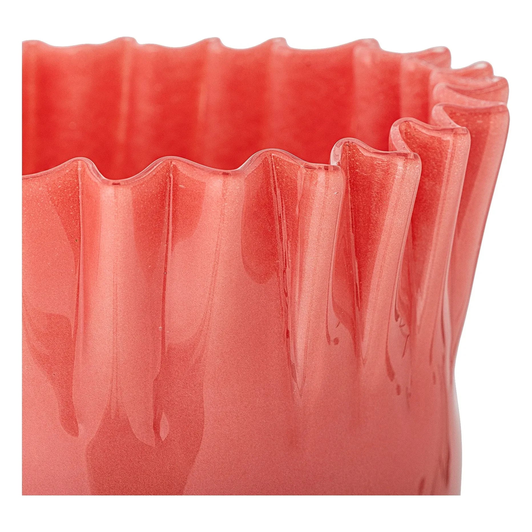 Bloomingville - Janine glass vase | Coral