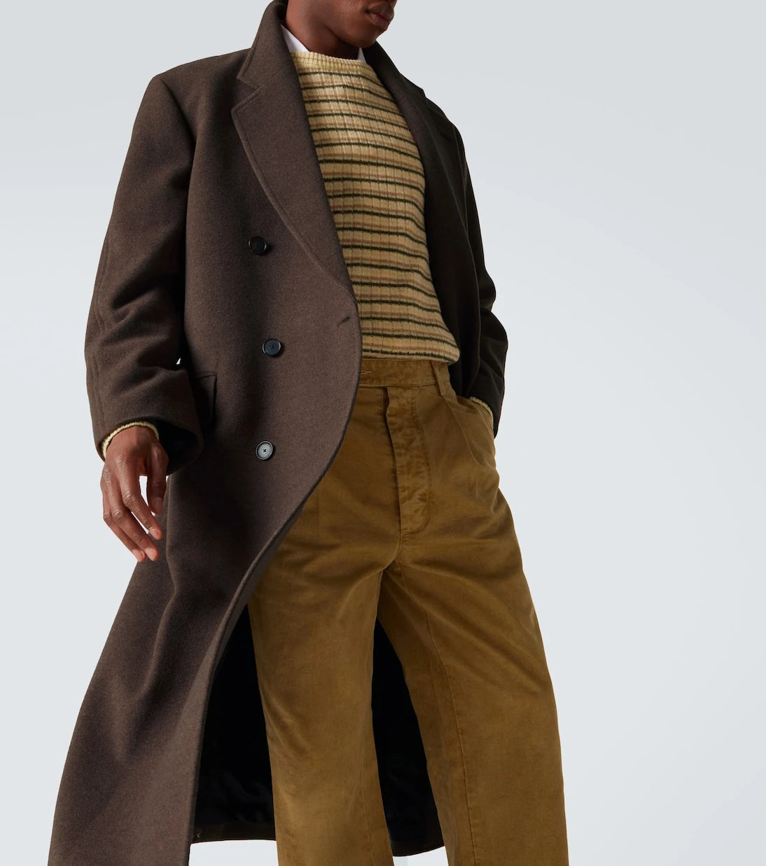 Auralee - Double-breasted wool coat