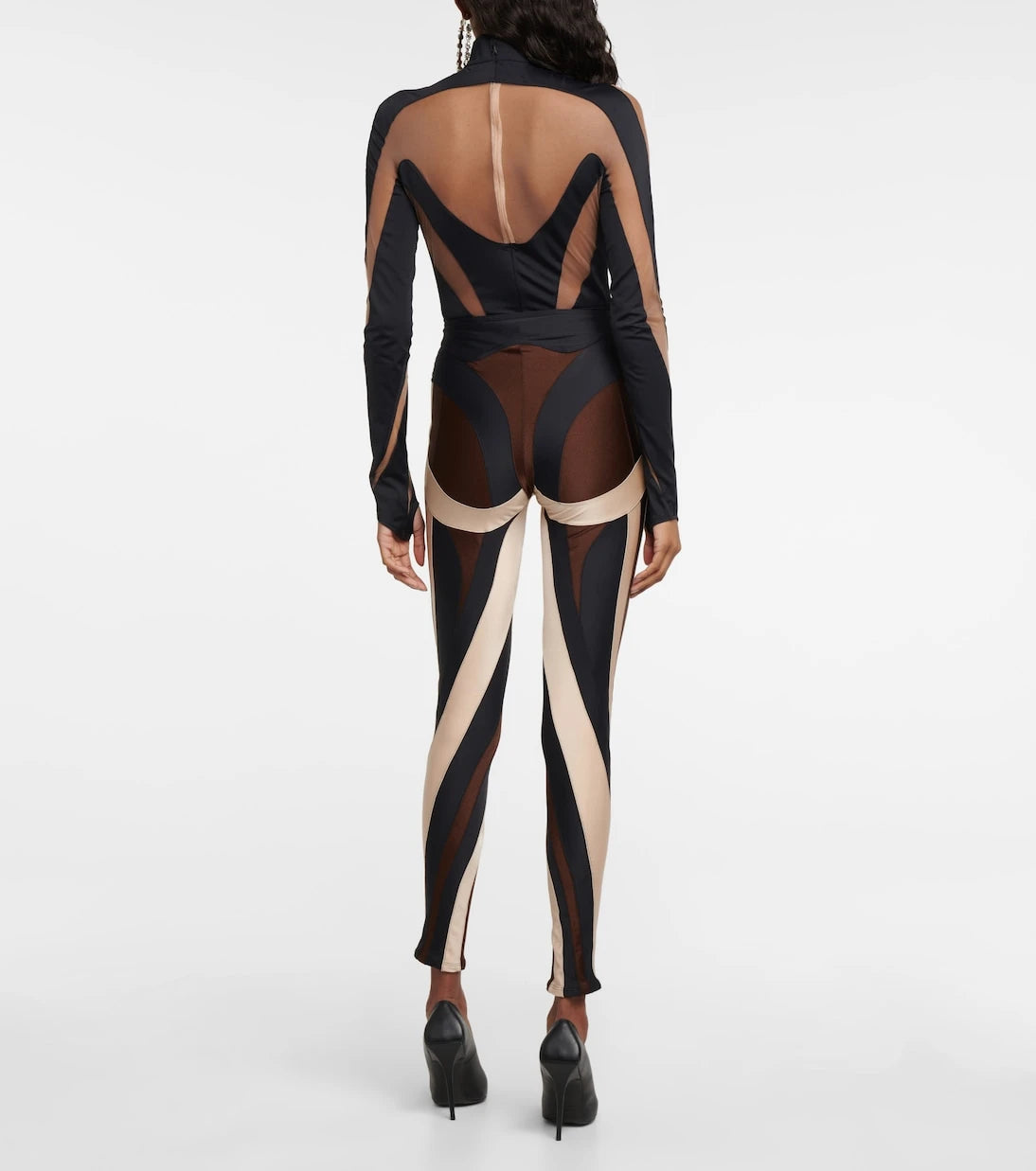 Mugler - Paneled bodysuit