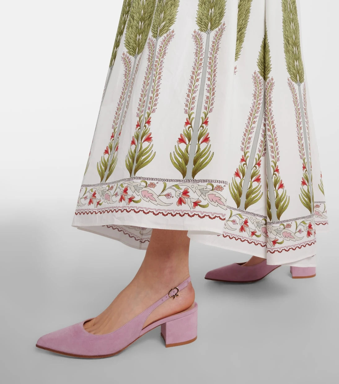 Gianvito Rossi - Piper 45 suede slingback pumps