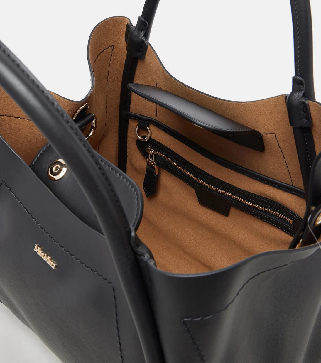 Max Mara - Marin Small leather tote bag