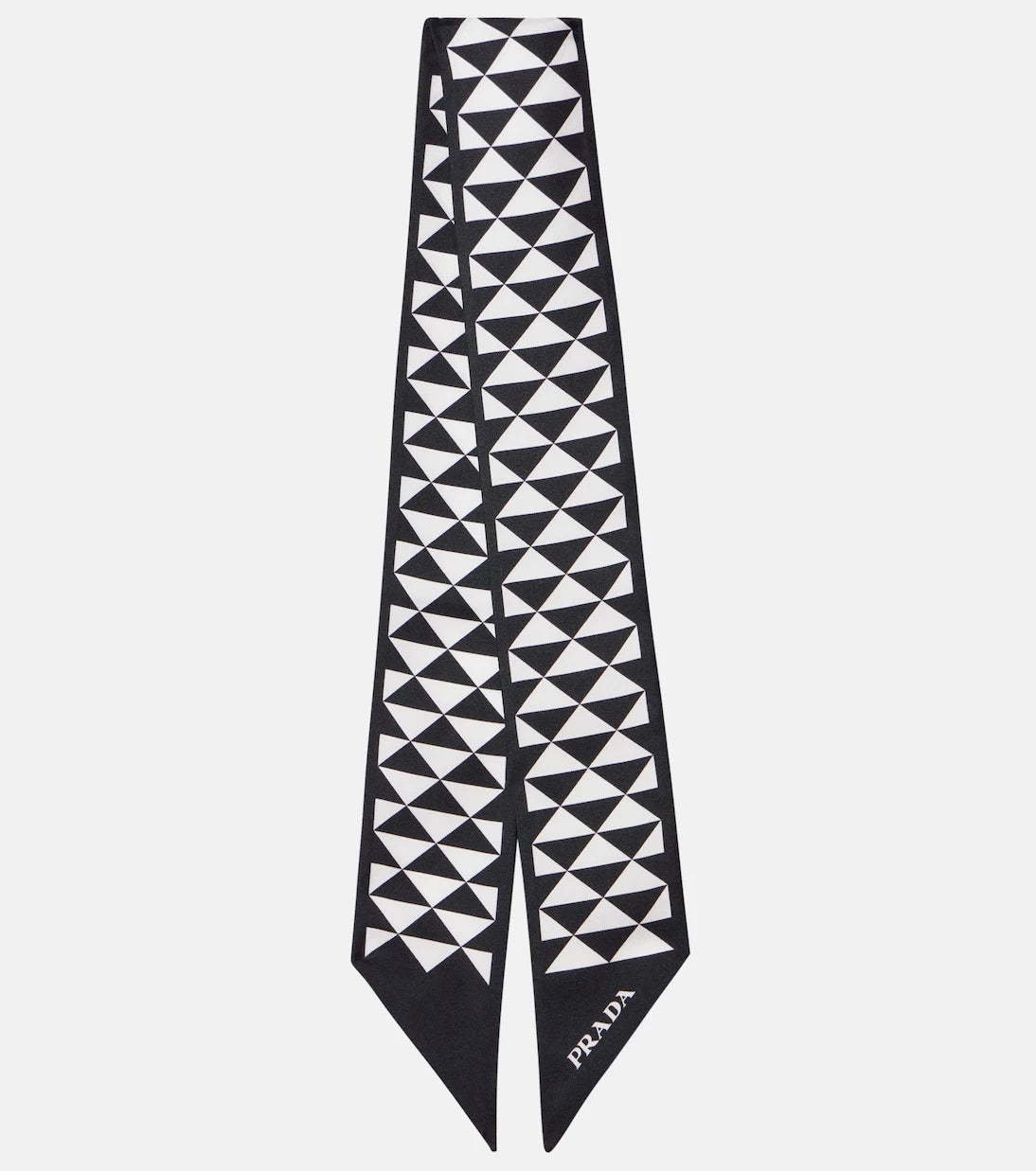Prada - Printed silk twill scarf