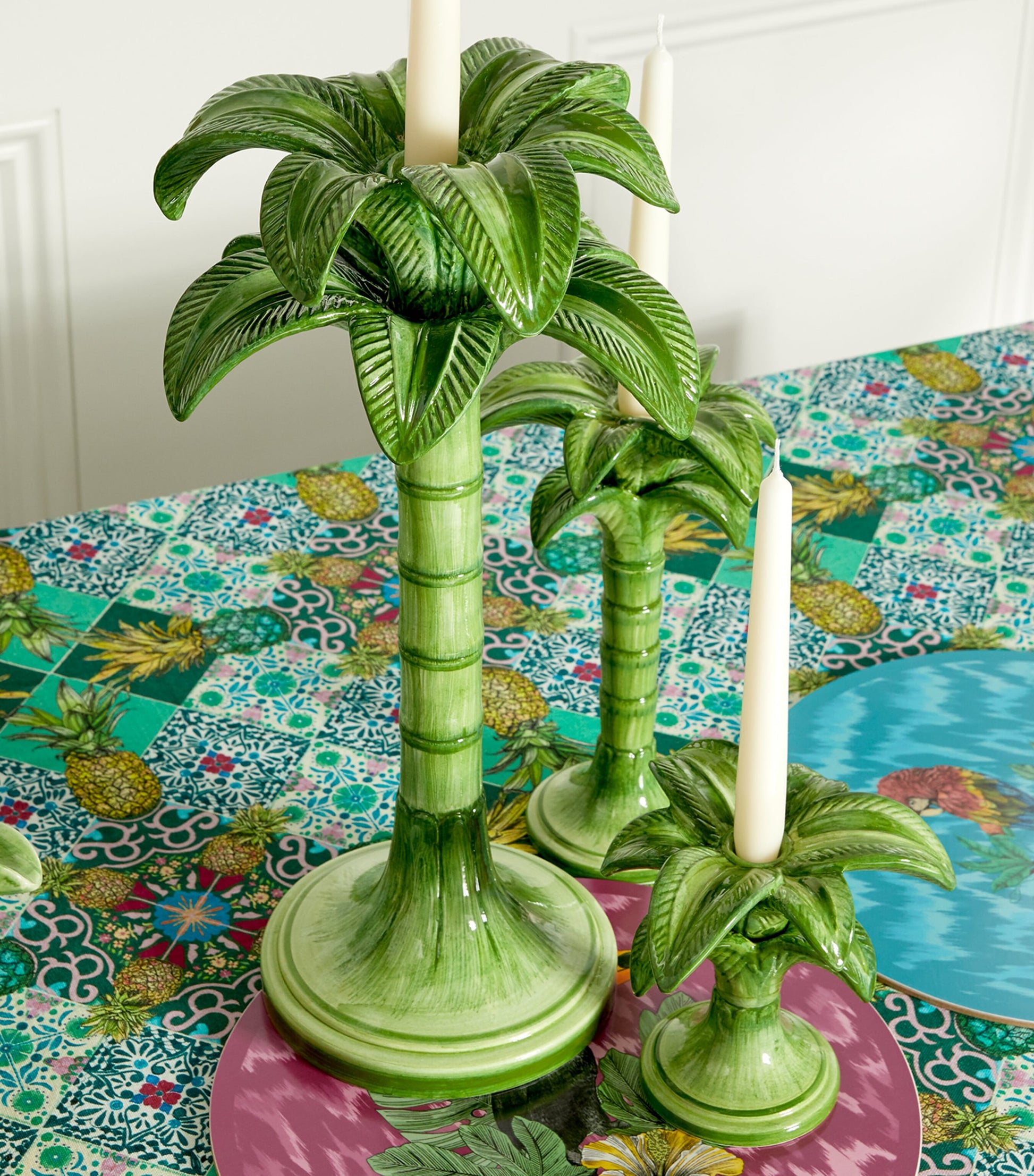 Small Palm Tree Candlestick (20cm)
