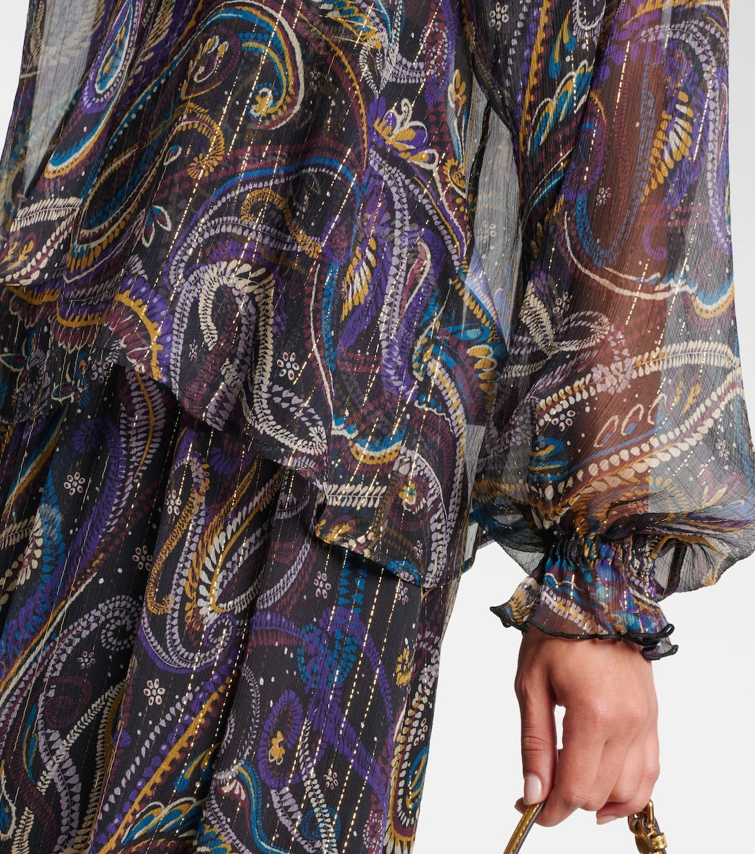 Etro - Paisley silk-blend blouse