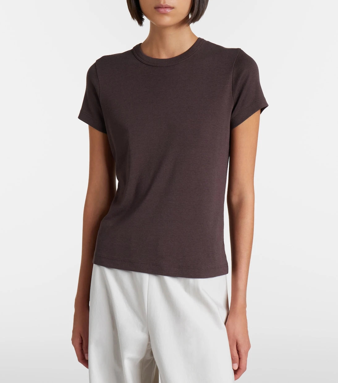 Vince - '90s Shrunken cotton-blend T-shirt