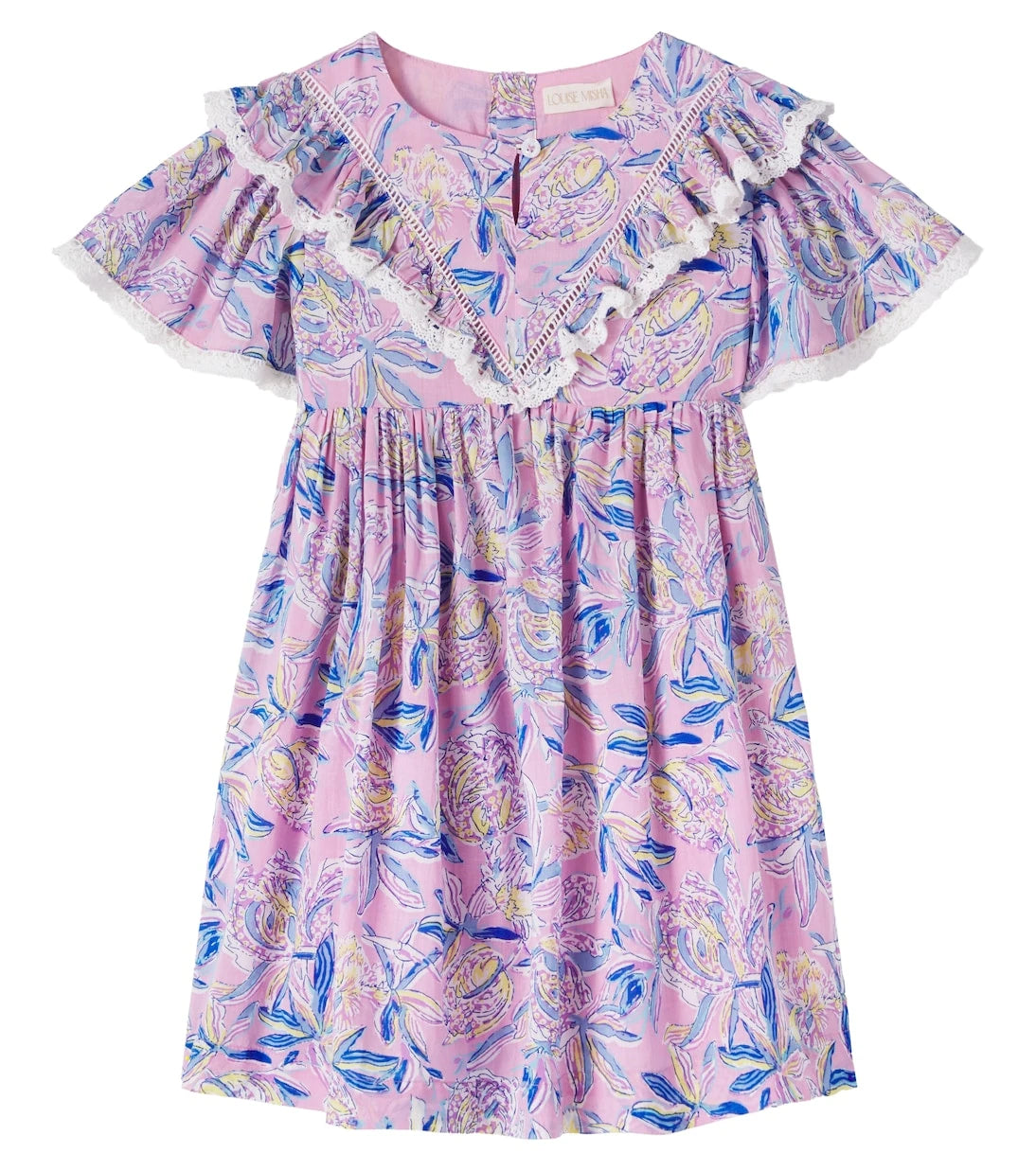 Louise Misha - Siloe ruffled printed cotton dress
