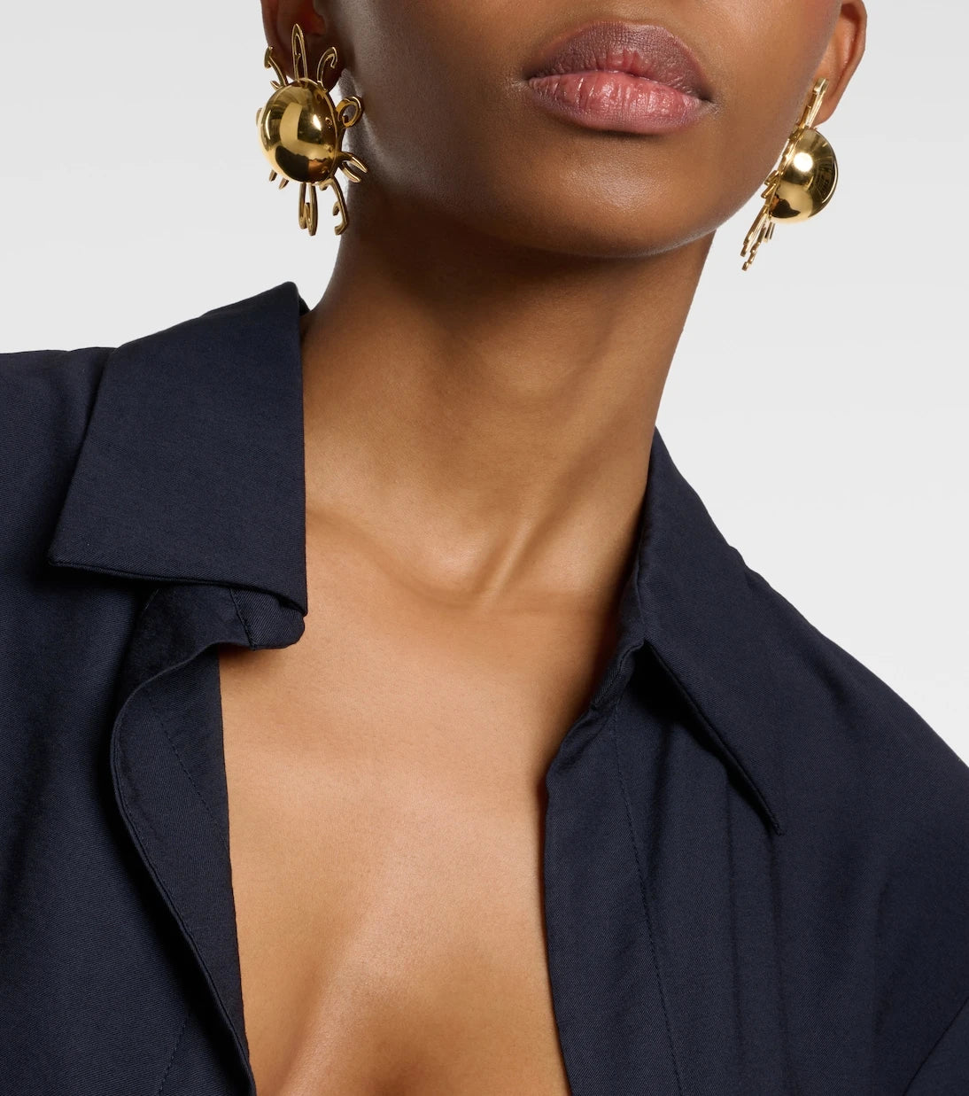 Jacquemus - La Robe Bahia plunge-neck minidress