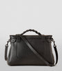 Mulberry Black Oversized Leather Alexa Cross-Body Bag
