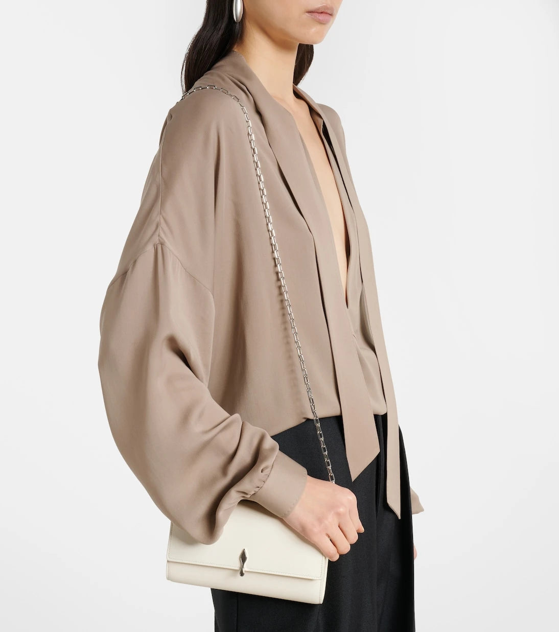 Christian Louboutin - Bettina leather clutch