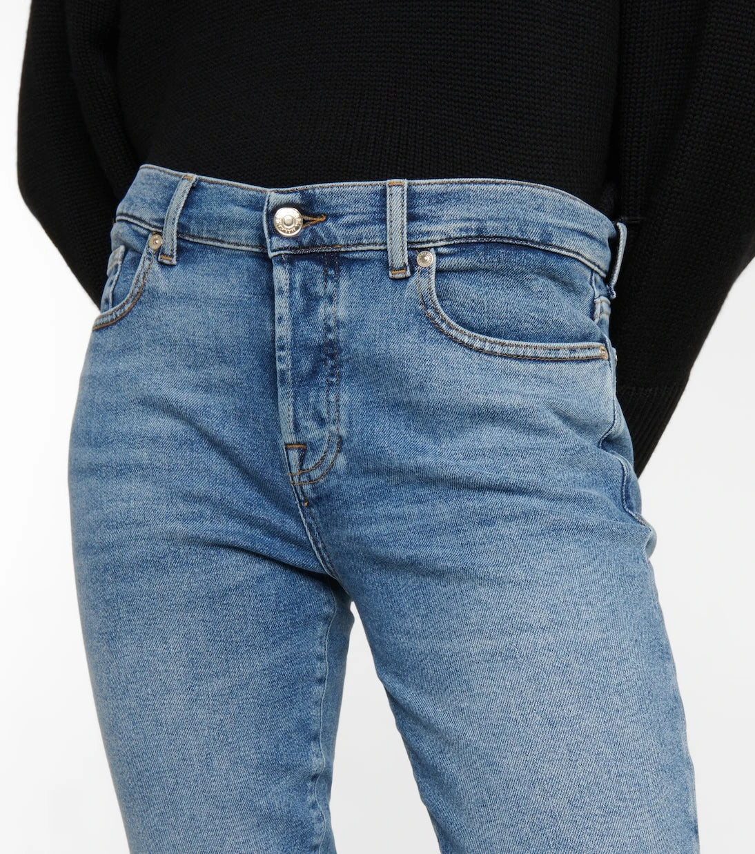 7 For All Mankind - Josefina mid-rise slim jeans