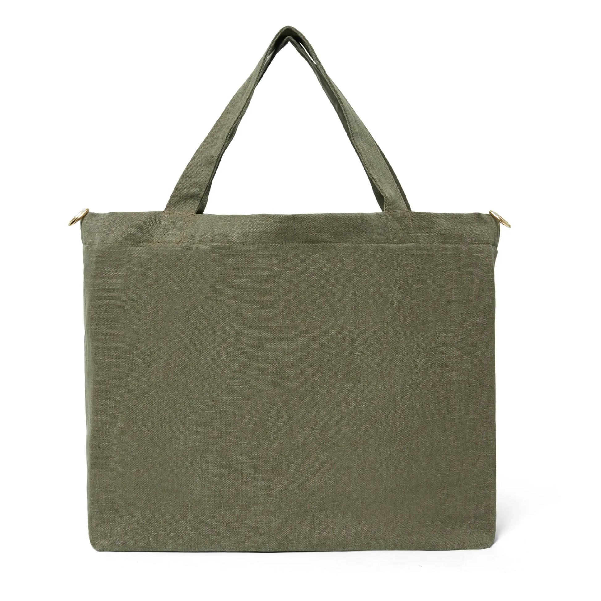 Adorna - Emma Linen tote bag | Khaki