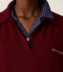 Miu Miu Burgundy Cashmere Logo Polo Sweater