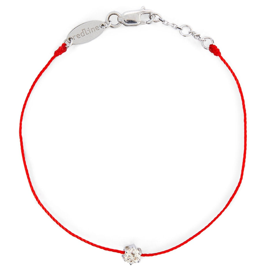 Redline White Gold and Diamond So Absolu Thread Bracelet
