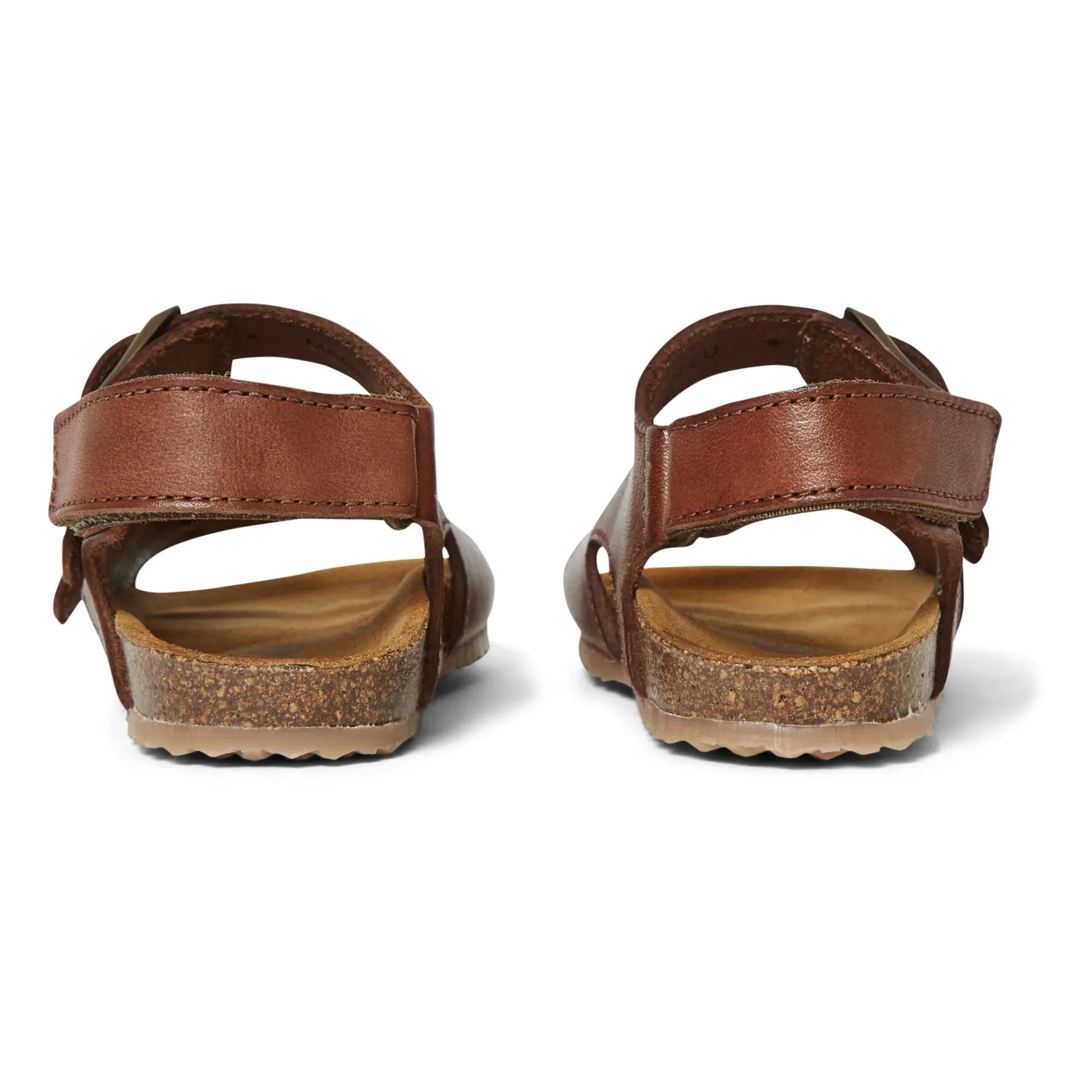 Pèpè - Two Con Me - Double Buckle Sandals | Cognac
