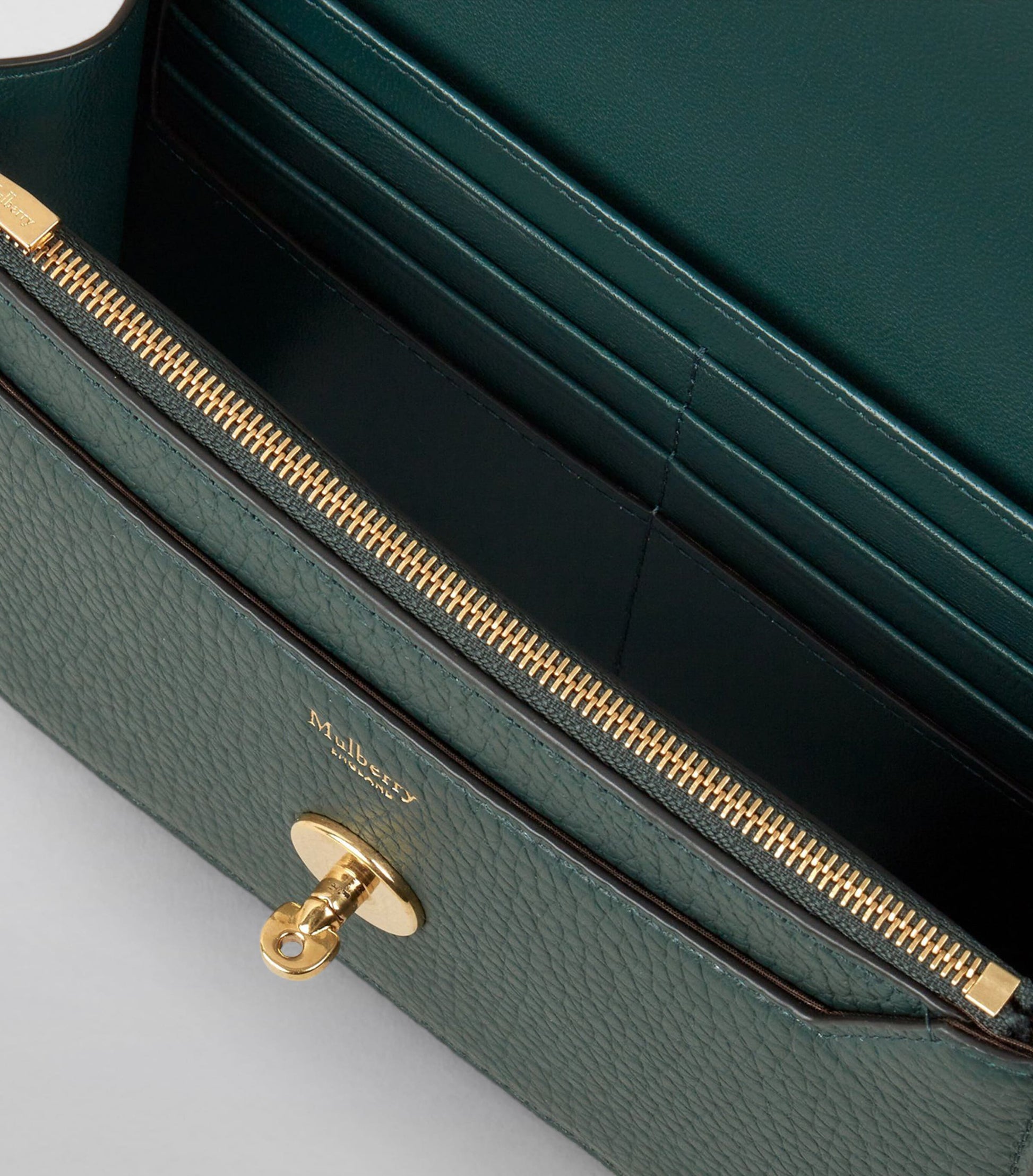 Mulberry Green Small Darley Cross-Body Bag