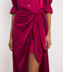 Cinq A Sept Pink Silk Fabbie Midi Dress