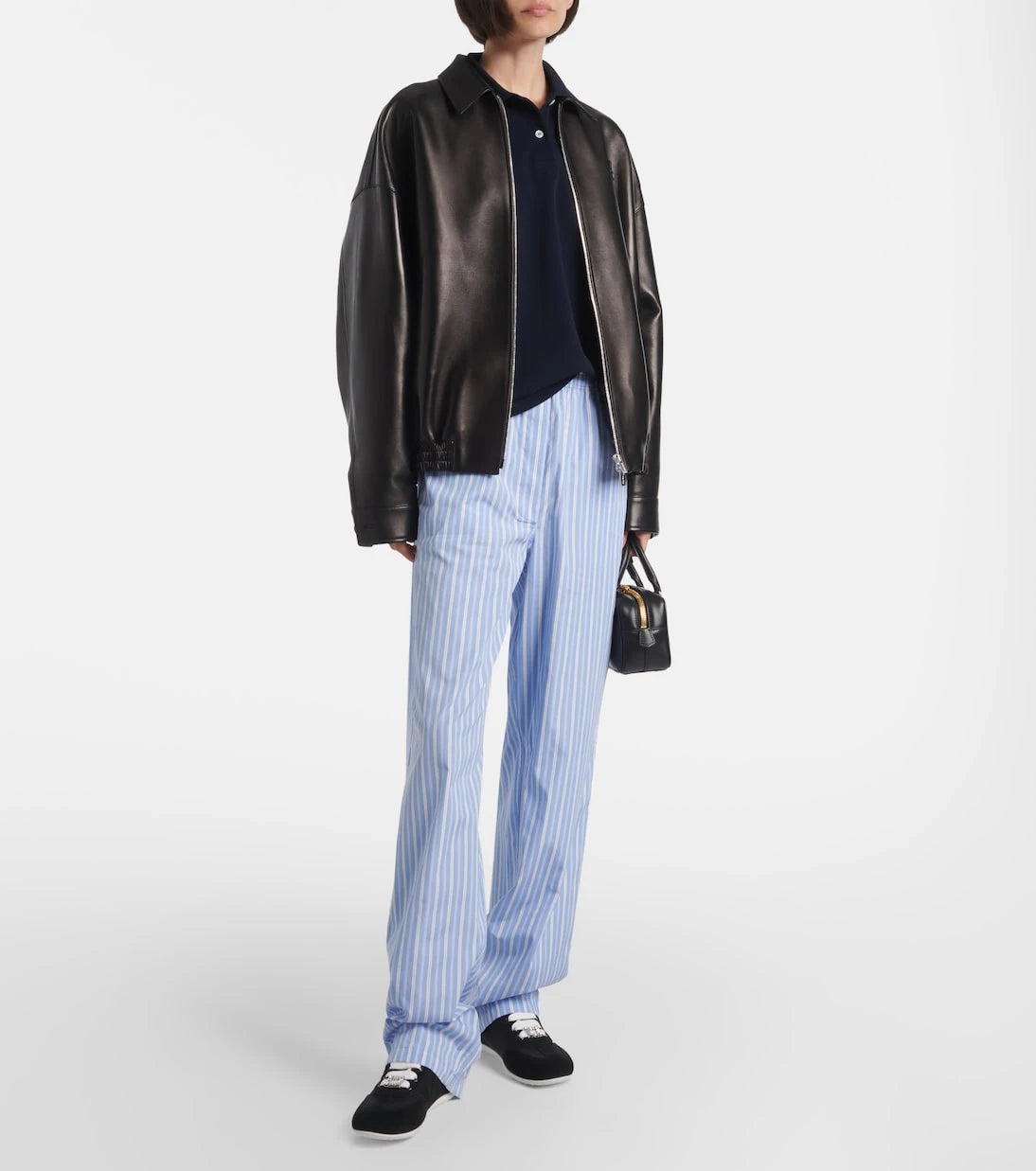 Roger Vivier - Viv Low suede-trimmed satin sneakers
