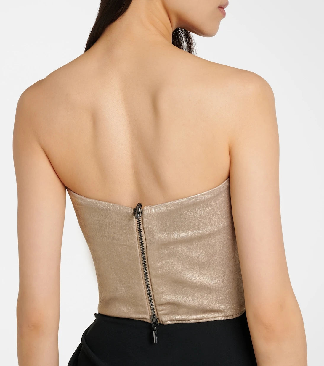 Maticevski - Zeal draped lamé top