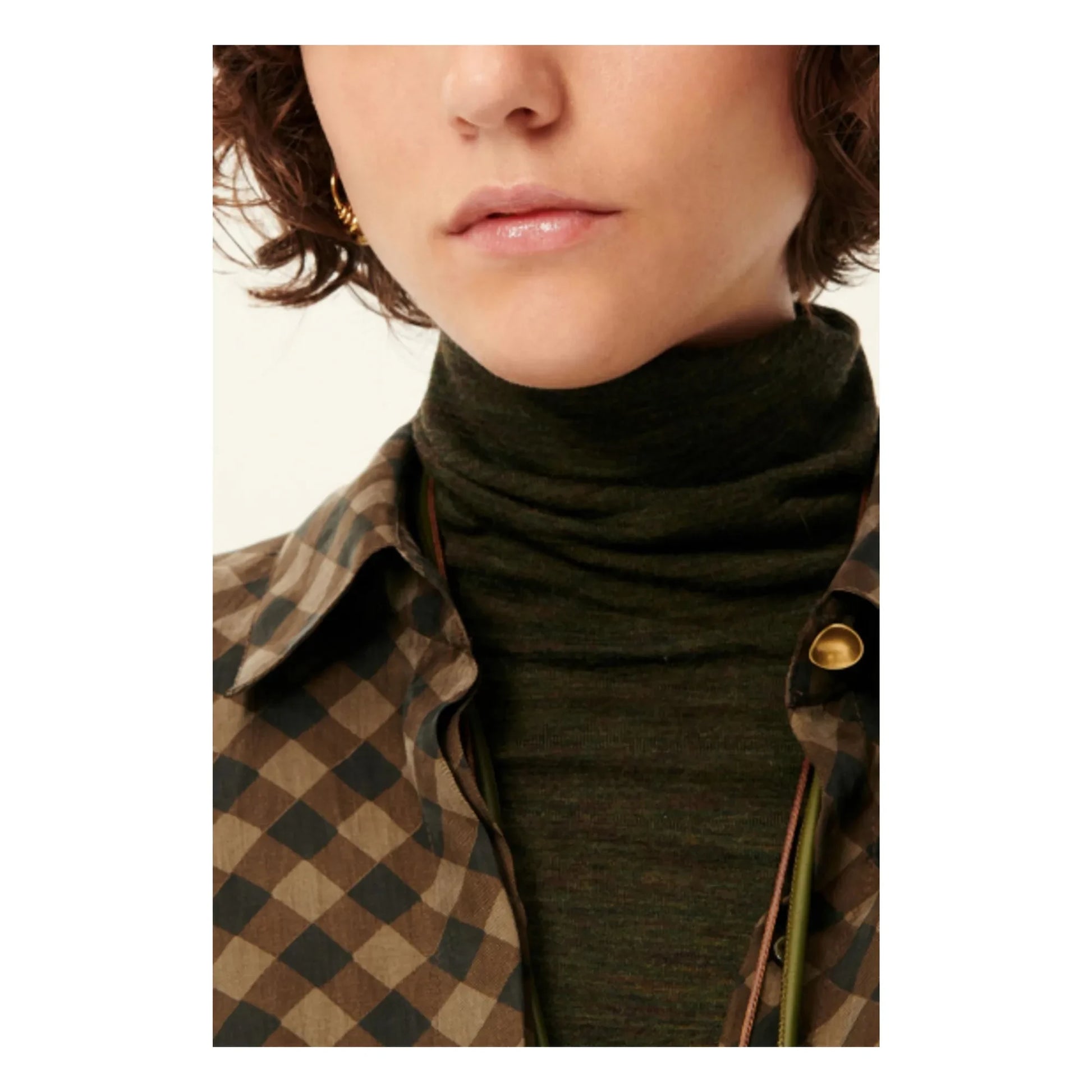 Sessùn - Armanchecks Carreaux shirt | Khaki