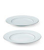 Set of 2 Celadon Dessert Plates (21cm)