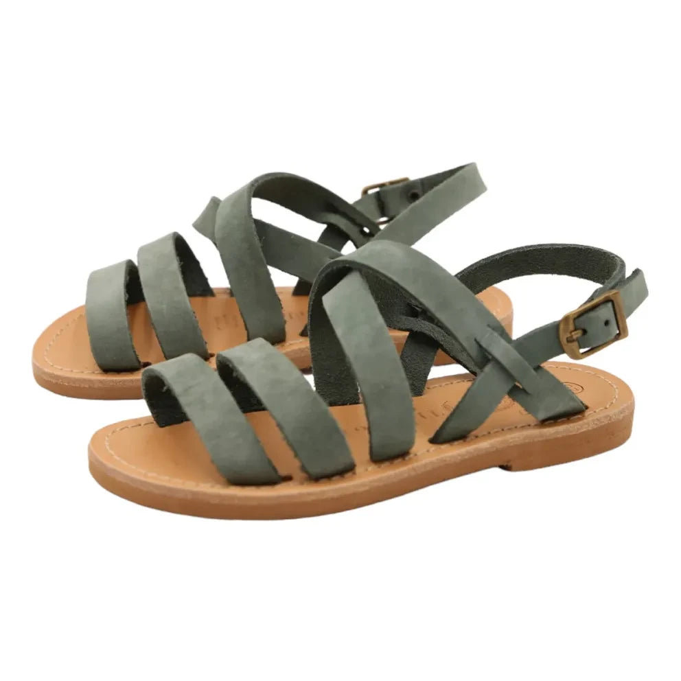 Théluto - Jackie sandals | Verdigris